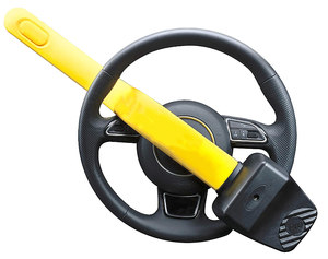 Serrure rotative universelle de sécurité pour <span class=keywords><strong>volant</strong></span> de voiture Serrure de <span class=keywords><strong>volant</strong></span> en acier antivol robuste <span class=keywords><strong>avec</strong></span> clés - Product Image 1