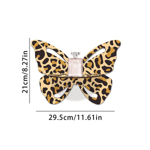 Estante Flotante de Pared con Estampado de Leopardo y Mariposas, Estilo Coquette Y2K, para Exhibir Perfumes, Decoración para <span class=keywords><strong>Dormitorio</strong></span> de Adolescentes, 21x29.5cm - Product Image 5