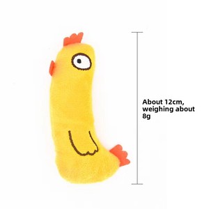 Mainan Kucing Boneka Plush Tahan Gigitan dengan Catnip, Interaktif, Penghilang Kebosanan, Mainan Anak Kucing, Hadiah Natal Impor - Product Image 4