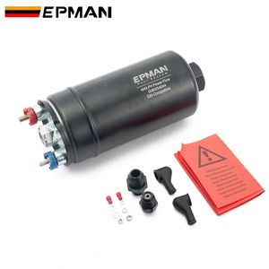 EPMAN 0580254044 Pompe à <span class=keywords><strong>carburant</strong></span> externe en ligne haute performance EFI 400LPH Power Flow <span class=keywords><strong>E85</strong></span> 380 Noir Type court Accessoires EPRYB055G - Product Image 1