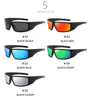 Lunettes de soleil de cyclisme unisexes avec protection UV 99,9 %, monture en PC, 3 verres interchangeables polarisés anti-reflets, lunettes de sport