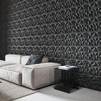 Paneles de pared estriados de PVC de peso ligero pesado de alta calidad, decoración decorativa 3D Interior WPC óptima para diseño de interiores