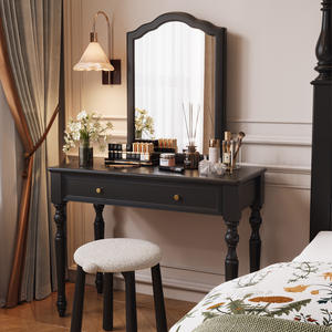 Vente en gros d'une coiffeuse à miroir Hotsale Table <span class=keywords><strong>de</strong></span> courtoisie Table <span class=keywords><strong>de</strong></span> toilette <span class=keywords><strong>de</strong></span> maquillage moderne Tiroir <span class=keywords><strong>de</strong></span> rangement Miroir <span class=keywords><strong>de</strong></span> maquillage <span class=keywords><strong>Kit</strong></span> pour chambre à coucher - Product Image 6