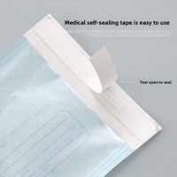 Sacs de stérilisation jetables pour outils de nail art, ciseaux à cuticules, repousse-cuticules en acier, blocs de polissage ; Fermeture auto-adhésive Zip-Lock