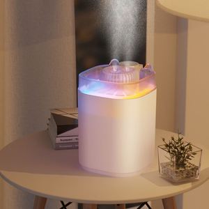 Factory Supply 3L USB Ultrasonic <b>Humidifier</b> Colorful LED Aroma Oil Diffuser Large Capacity Cool Warm Mist Smart Air <b>Humidifier</b> - Product Image 1