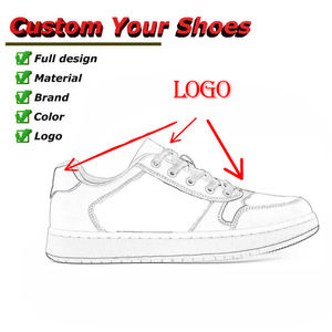 Baskets de luxe personnalisées style rétro, chaussures de marche de créateur avec logo original, fermeture à lacets, antidérapantes, légères et respirantes – Nouveauté tendance - Product Image 2