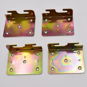 Furniture Hinge Iron Surface Mount Color Zinc Plated Durable Home Use Minimalist Design HC-007 - Product Image 1