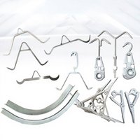 Crochets d'abattage, accessoires d'abattoir, crochets, gambrels, poulies, supports, retours de ligne pour la ligne d'abattage de bovins / moutons / porcs