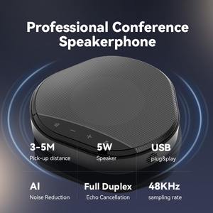 Micrófono Omnidireccional M06, Captación de Sonido de 5m, <span class=keywords><strong>Mini</strong></span> Altavoz de Escritorio para Conferencias, Micrófono USB para Llamadas <span class=keywords><strong>con</strong></span> Cancelación de Eco - Product Image 4