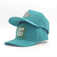 Gorra Snapback Unisex Personalizada con Bordado Vintage de 5 Paneles, Diseño de Leopardo con Puntos, Visera Plana, Malla de Secado Rápido para Verano, Parche Floral, 100% Poliéster