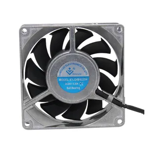 super silent 9225 5v 12v 24v 48v dc cooling fan aluminium frame waterproof IP67 axial fan 92x92x25mm