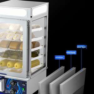 Horno de Vapor Comercial para Panecillos, Máquina Profesional para la Producción de Alimentos <span class=keywords><strong>a</strong></span> Gran Escala - Product Image 4