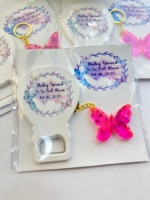 Décapsuleur en Forme de Ballon et Porte-clés Personnalisés – Ensemble Cadeau pour Baby Shower, Anniversaire, Mariage – Lots pour Invités