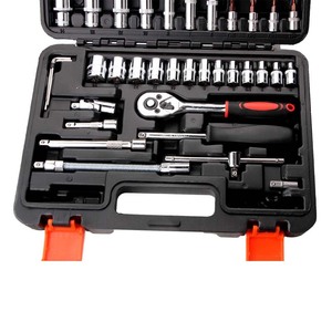 Tianhu 53 Piece Auto Repair Tool Set Metric Socket Wrench Kit Hand Tool For Vehicle Maintenance - Product Image 1