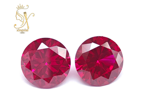 Corindón suelto Corte redondo Tamaño grande 3,0mm a 12mm 5 # Piedra de corindón - Product Image 3