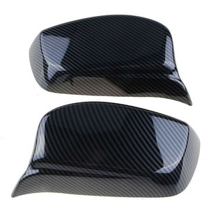 Cubierta de Espejo Retrovisor para BMW Serie 5 E60, Textura de Carbono Negro Brillante, Modificación 2004-2007 - Product Image 4