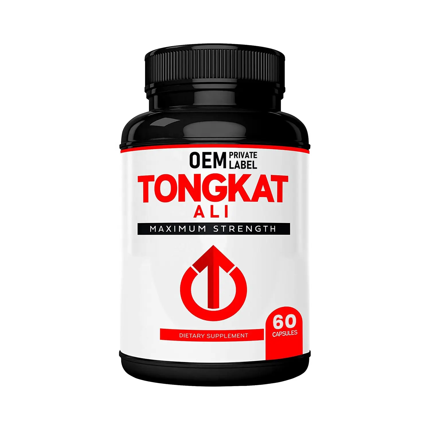 Capsules d'extrait de Tongkat Ali naturel pur de marque privée OEM concentration maximale Complément alimentaire 60 capsules Tongkat Ali Capsules