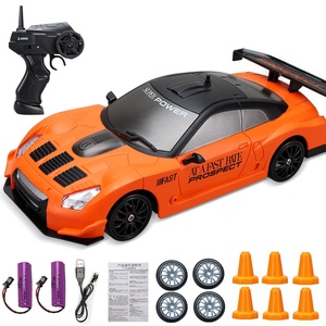 2.4G haute vitesse dérive 4WD <span class=keywords><strong>RC</strong></span> voiture AE86 modèle GTR véhicule jouet télécommande cadeau de noël pour les enfants comprend un chargeur - Product Image 6