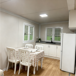 Tùy chỉnh 20ft 40ft mở rộng ánh sáng thép sang trọng biệt thự đúc sẵn 2-5 phòng ngủ nhà di động nhà cho văn phòng siêu thị sử dụng - Product Image 5