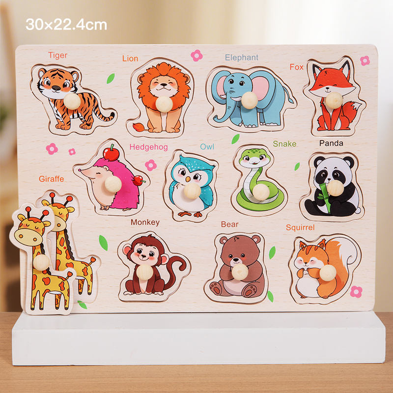Animal Shape Puzzle Board