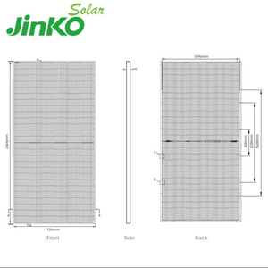 แผงโซลาร์เซลล์ JinkoSolar รุ่น JKM625N-66HL4M-BDV กำลังไฟ 625 วัตต์ แบบ N-type โมโนคริสตัลไลน์ สองหน้า ครึ่งเซลล์ ประสิทธิภาพสูง โครงอะลูมิเนียมชุบอโนไดซ์ JKM625N-66 - Product Image 6