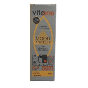 Bombilla LED E14 de 6.5W, 507Lm, 2700K, Luz Cálida, Regulable - Product Image 2