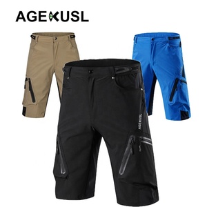 AGEKUSL pantaloni da ciclismo <span class=keywords><strong>corti</strong></span> Casual ad alta densità per bici fuori strada larghi <span class=keywords><strong>pantaloncini</strong></span> estivi in discesa <span class=keywords><strong>MTB</strong></span> - Product Image 2