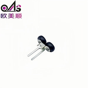Roulettes <span class=keywords><strong>de</strong></span> meubles durables en nylon et fer, roulettes supérieures pour portes <span class=keywords><strong>de</strong></span> <span class=keywords><strong>placard</strong></span>, roulettes coulissantes pour armoires, roulettes à pousser-tirer en zinc. - Product Image 4