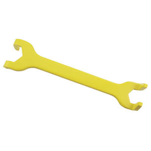 Llave Inglesa de Boca Abierta con Cabeza Curva Amarilla de 120 mm para Reparación Mecánica - Product Image 1