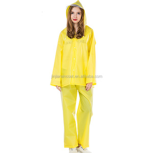 Imperméable réutilisable pour couple femmes hommes imperméable en plastique EVA transparent pour moto imperméable pour l'extérieur - Product Image 5