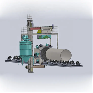 Nuevo túnel eléctrico tipo LPG cilindro granallado máquina Abrator 9001 certificación acero construcción motor abrasivo - Product Image 2