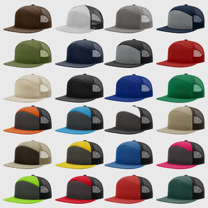 Gorras Trucker Snapback Deportivas Ri 168 de 7 Paneles con Malla Lisa, Bordado Personalizado de Alta Calidad y Visera Plana - Product Image 3