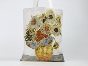 Bolsas de Lona Reutilizables con Logotipo de Gahumi Van Gogh, Impresión de Logotipo, Bolsa de Mano de Lona 100% Algodón - Product Image 3