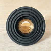 Siphon de sol universel Huben au design moderne en cuivre, grand diamètre, anti-odeur et anti-corrosion, pour salle de bain et toilettes