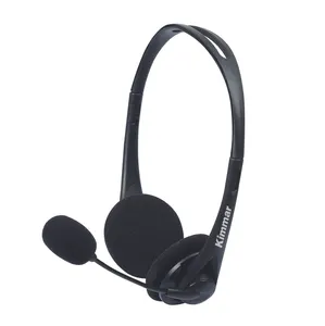 โรงงานขายส่งชุดหูฟังศูนย์บริการหูฟังแบบมีสายสเตอริโอพร้อมไมโครโฟนแขวนและการเชื่อมต่อ 3.5 มม. / USB