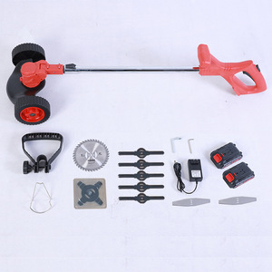 <b>24V</b> Rechargeable Cordless Lithium Grass Trimmer Garden Set Lawn Mower Portable Grass Cutter With Wheels - Product Image 4