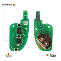 Télécommande universelle sans fil XNDS00EN à 3 boutons en plastique et métal, garantie 12 mois pour voitures de type DS, compatible avec les clés VVDI2/VVDI