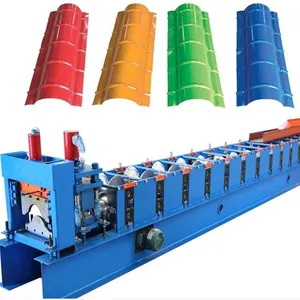 metal roof ridge cap roll forming machine