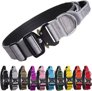 Collier tactique pour chien résistant à l'usure, multicolores, réglable, pour l'entraînement en extérieur, pour chiens de taille moyenne/grande - Product Image 6