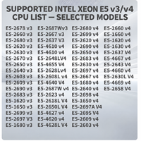 Carte mère NAS C612, 10 SATA, 6 ports, 2 ports 5GbE, LGA2011, 3 processeurs Xeon E5 V3 V4, ECC DDR4, serveur de stockage réseau