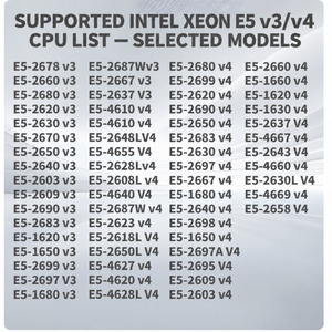 Placa Base C612 NAS, 10 SATA, 6 Puertos, 2 Puntos, 5GbE, LGA2011, 3 Xeon E5 V3 V4, ECC, DDR4, Placa de Servidor de Almacenamiento en Red - Product Image 6