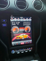 Autoradio Android avec écran vertical de 10,4 pouces, lecteur DVD, unité principale pour Ford Mustang 2015-2021, système audio stéréo, navigation GPS