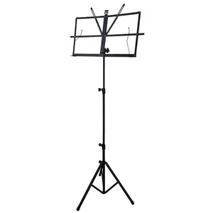 Support de feuille de <span class=keywords><strong>musique</strong></span> <span class=keywords><strong>pliable</strong></span>, portable et léger, en fer, design solide, à la mode - Product Image 1