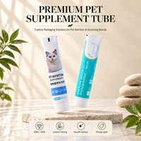 Tubes de dentifrice en aluminium et plastique avec bouchon à vis à barrière d'oxygène, diamètre 12,7 x 35 mm, emballage cosmétique