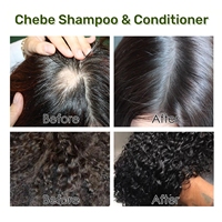 Shampooing hydratant et réparateur à la poudre de Chebe naturelle 250 ml avec logo personnalisé pour cheveux abîmés
