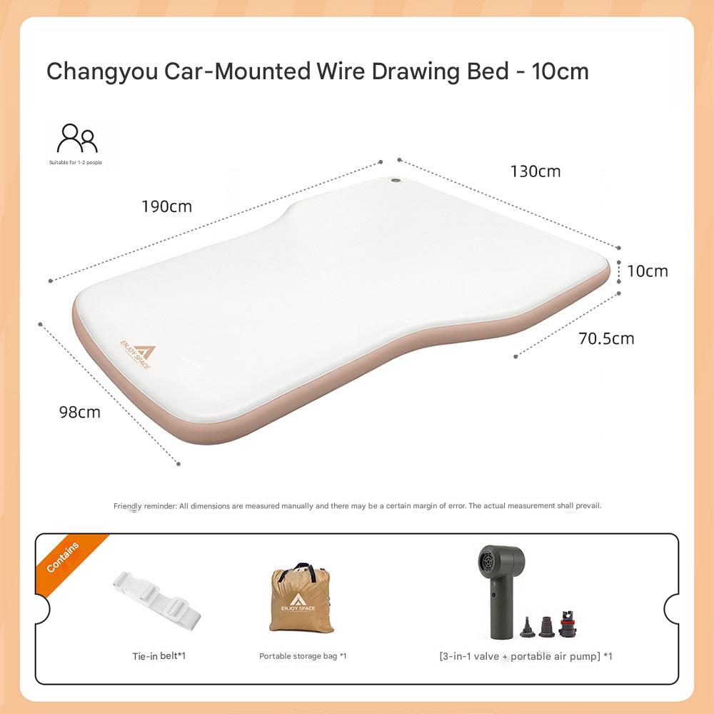 Lit de tréfilage monté sur véhicule de 180 cm, pompe manuelle