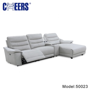 MANWAH <strong>CHEERS</strong> Popular Living Room Corner <strong>Sofa</strong> Sectional Reclining L Shape Couch Leather <strong>Sofa</strong> - Product Image 3
