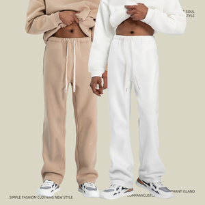 <span class=keywords><strong>Pantaloni</strong></span> Sportivi <span class=keywords><strong>da</strong></span> <span class=keywords><strong>Uomo</strong></span> RUICHI Nuovi Arrivi Autunno Inverno, <span class=keywords><strong>Felpati</strong></span> 350GSM, Gamba Dritta, Vestibilità Ampia, Tinta Unita, Casual - Product Image 2