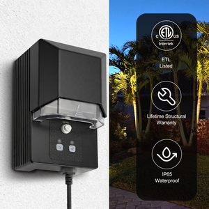 หม้อแปลงไฟสำหรับไฟตกแต่งภูมิทัศน์อัจฉริยะ 200W พร้อม Wifi และ Bluetooth รองรับ <span class=keywords><strong>2</strong></span> โซนอิสระ ป้องกันไฟเกิน สำหรับไฟแรงดันต่ำภายนอกอาคาร - Product Image 6