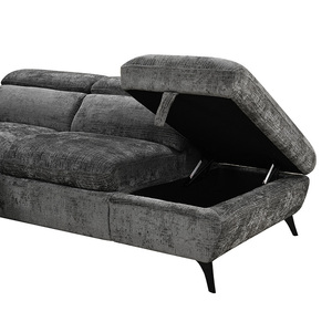 Encuentra Sillones Similares de Fábrica OEM, Populares, de 2 Plazas, con Reposacabezas Ajustable, Muebles de Sala de Estar, Sofá en Forma de L con Almacenamiento - Product Image 4